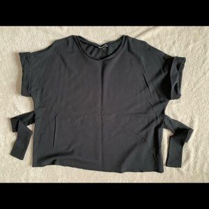 Black Express Knit Top